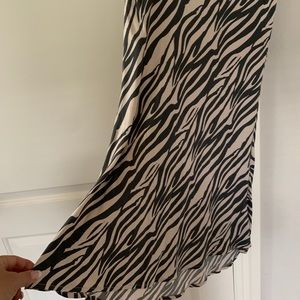 Animal print maxi dress.